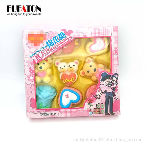 Factory directly selling Shaped mini marshmallow candy for Valentine
